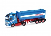 Herpa 320986 Volvo FH GL 2020 30ft Drucksilo-Sattelzug 